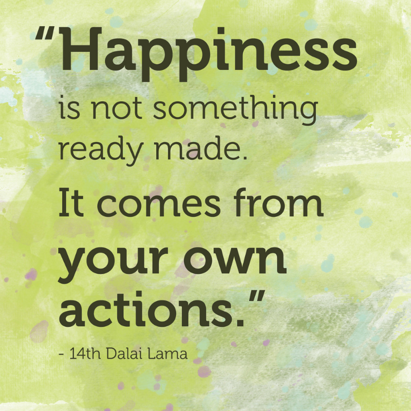 Happiness is not something really made